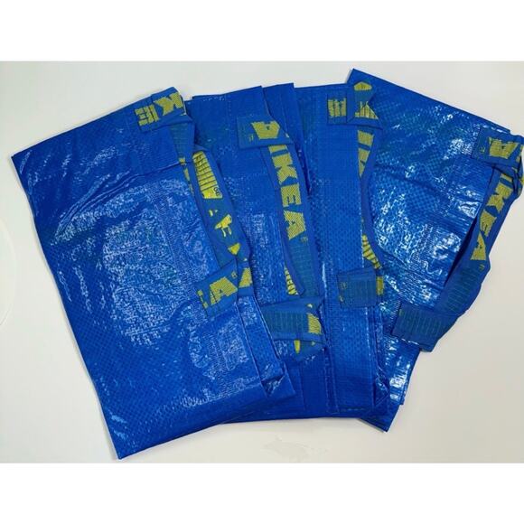 IKEA Blue large bags set of 4 NWT Ikea Frakta Shopping Bag  Home organiz… - Picture 4 of 12